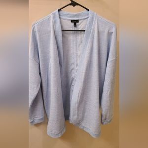 Talbots size large blue heathered cardigan